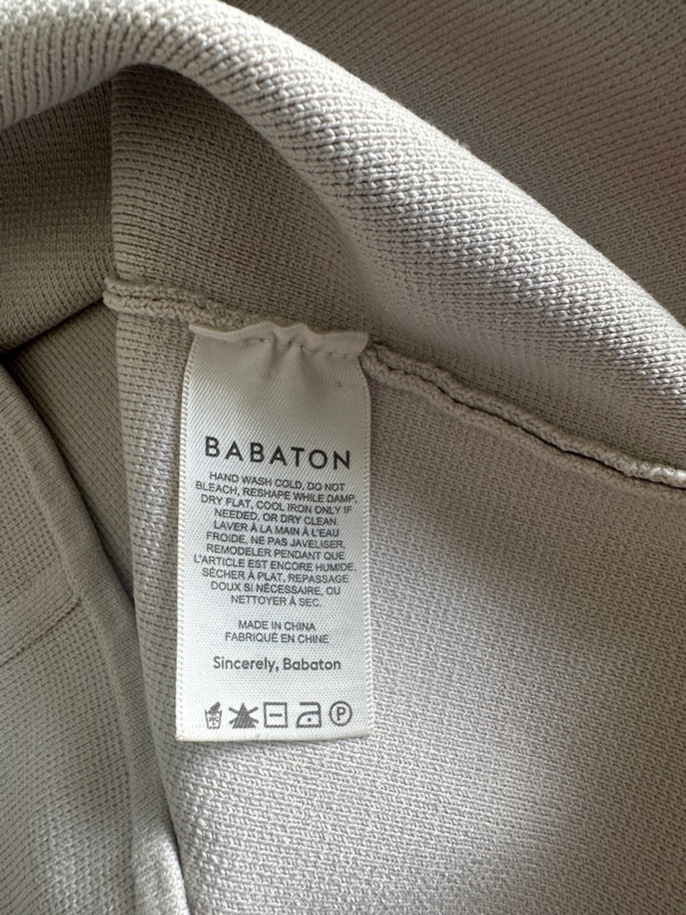 EUC Babaton cream tank bodycon dress size small - Picture 3 of 8
